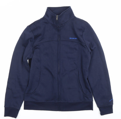 Womens UK Size 10 LA Gear Blue Full Zip Sweatshirt
