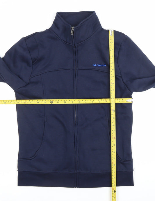 Womens UK Size 10 LA Gear Blue Full Zip Sweatshirt