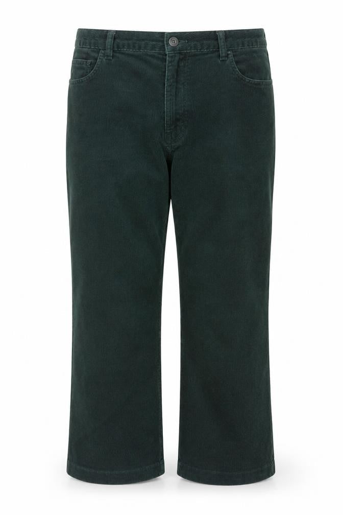 Mens UK Size 20 Lands' End Regular Fit Casual Green Trousers