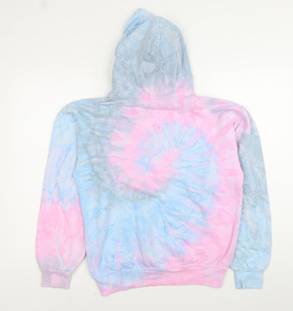 A.U. Apparel Womens Multicoloured Tie Dye Pullover Hoodie S