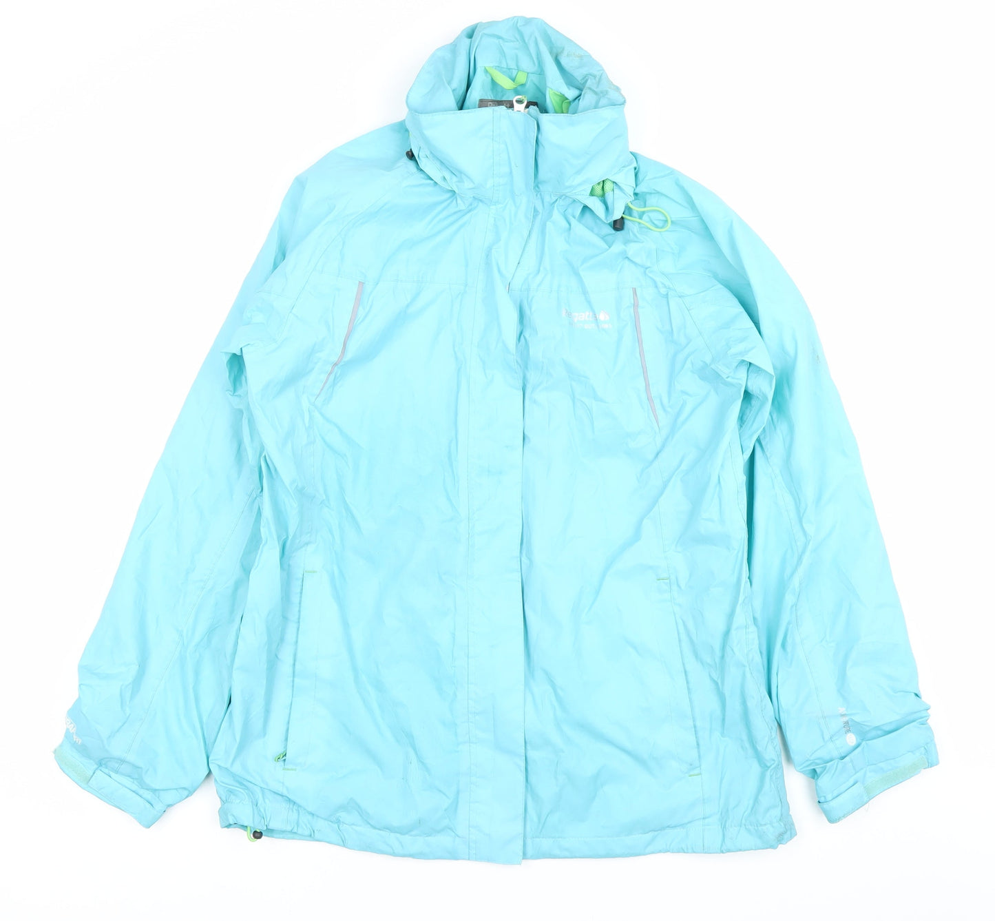 Womens UK Size 12 Regatta Blue Rain Coat