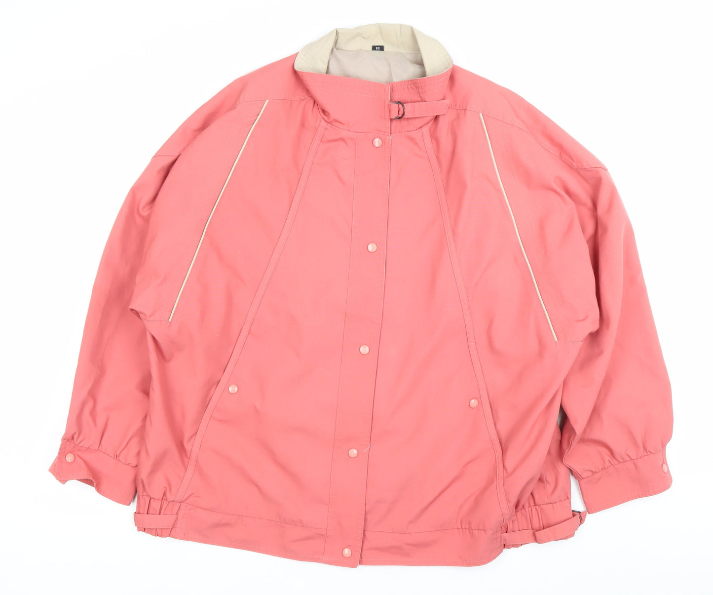 Fenwick Womens Pink Size 18 Casual Mid-Length Jacket