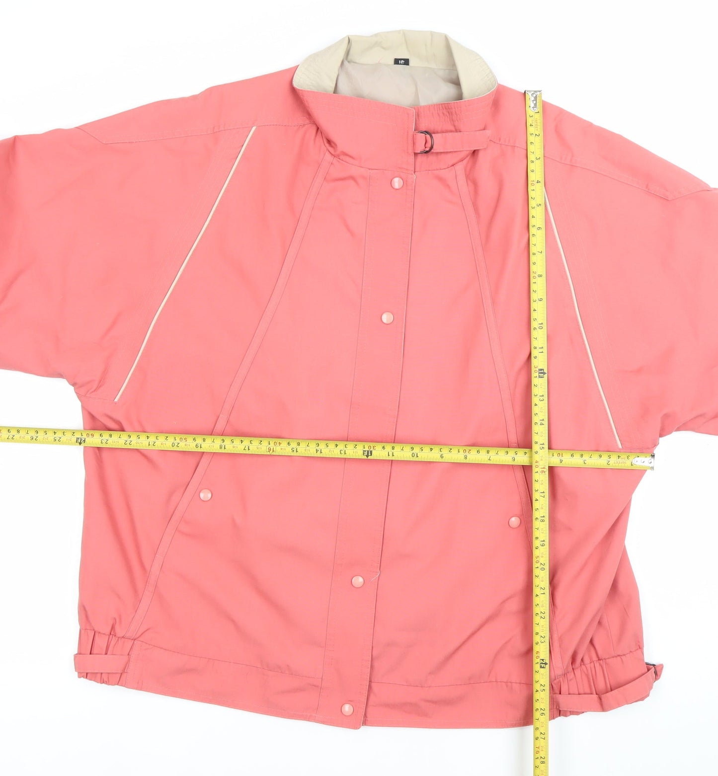 Fenwick Womens Pink Size 18 Casual Mid-Length Jacket