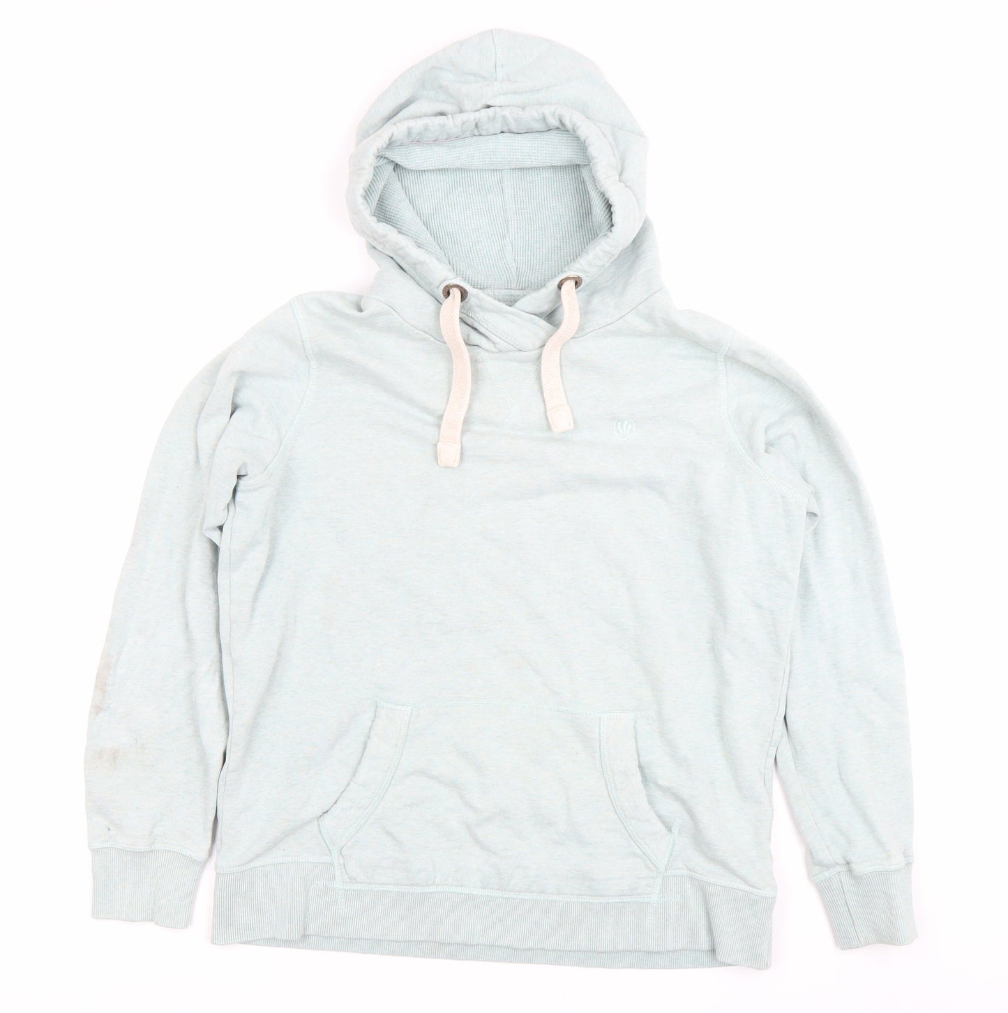 Womens UK Size 12 Fat Face Blue Pullover Hoodie