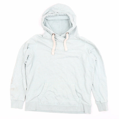 Womens UK Size 12 Fat Face Blue Pullover Hoodie