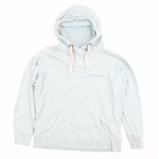 Womens UK Size 12 Fat Face Blue Pullover Hoodie