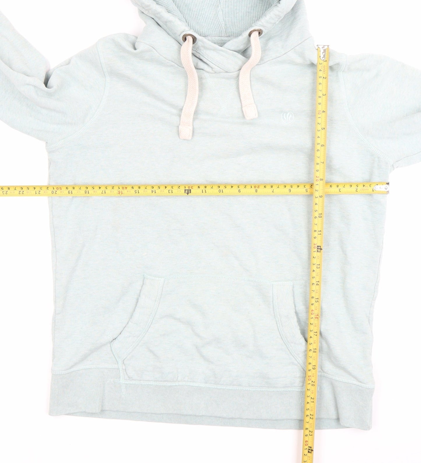 Womens UK Size 12 Fat Face Blue Pullover Hoodie