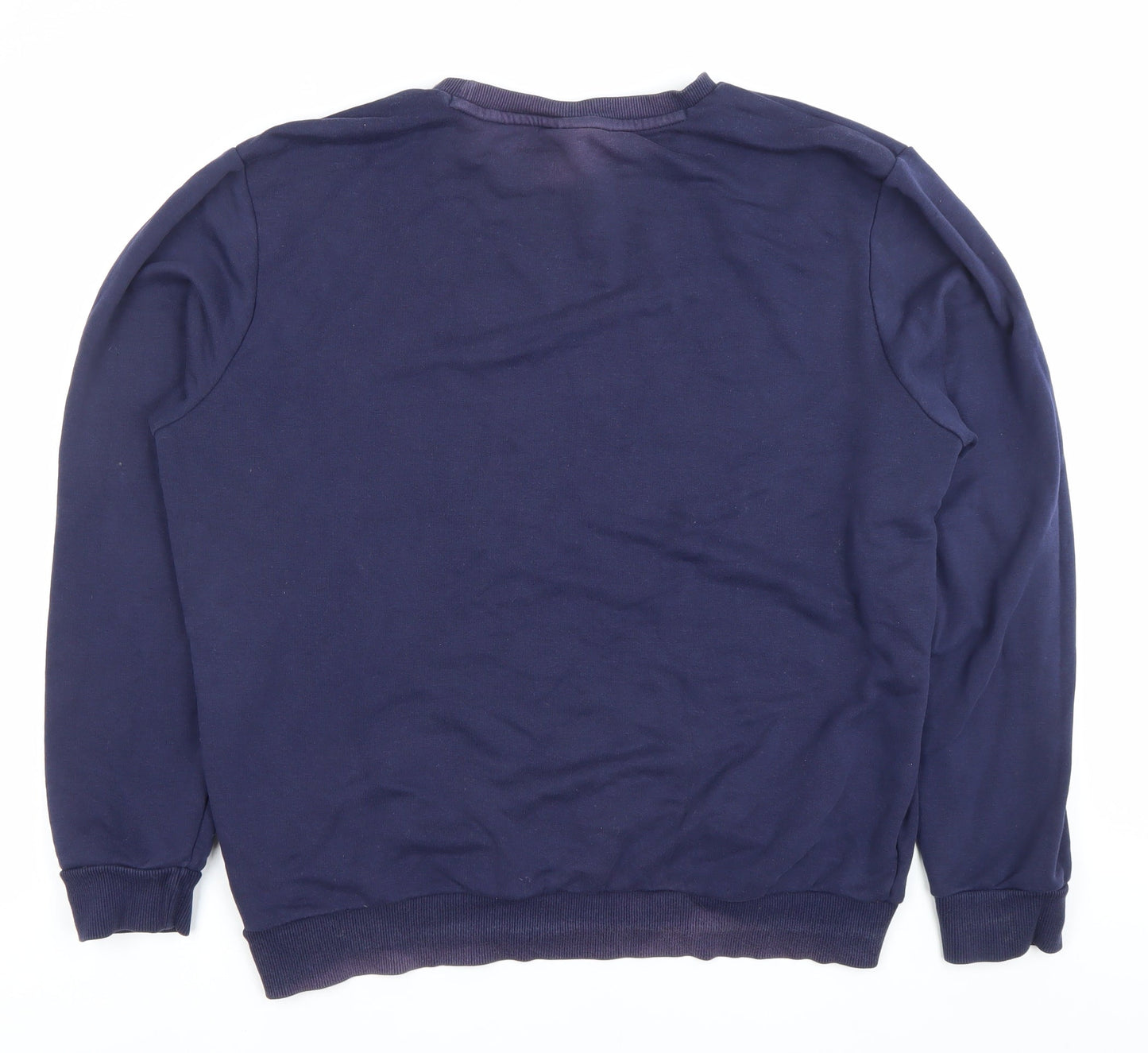 Mens UK Size L PUMA Blue Pullover Sweatshirt