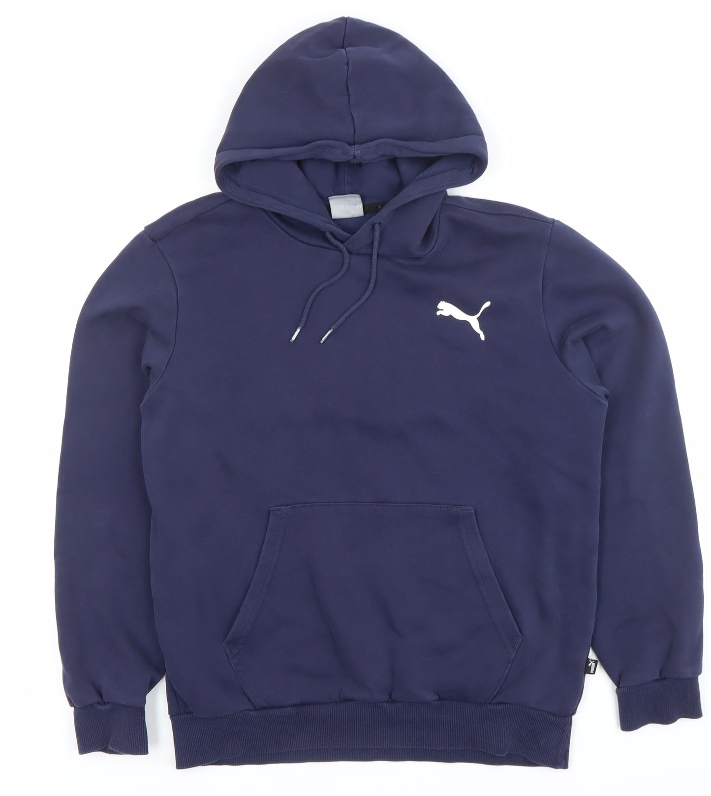 Mens UK Size S PUMA Blue Pullover Hoodie