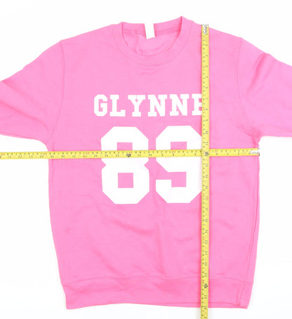 JustHoods Womens Pink Pullover Sweatshirt S Sports Graphic 89