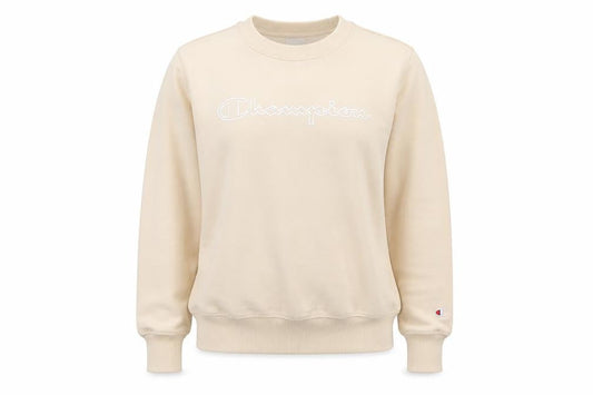Womens UK Size M Champion Beige Pullover Sweatshirt