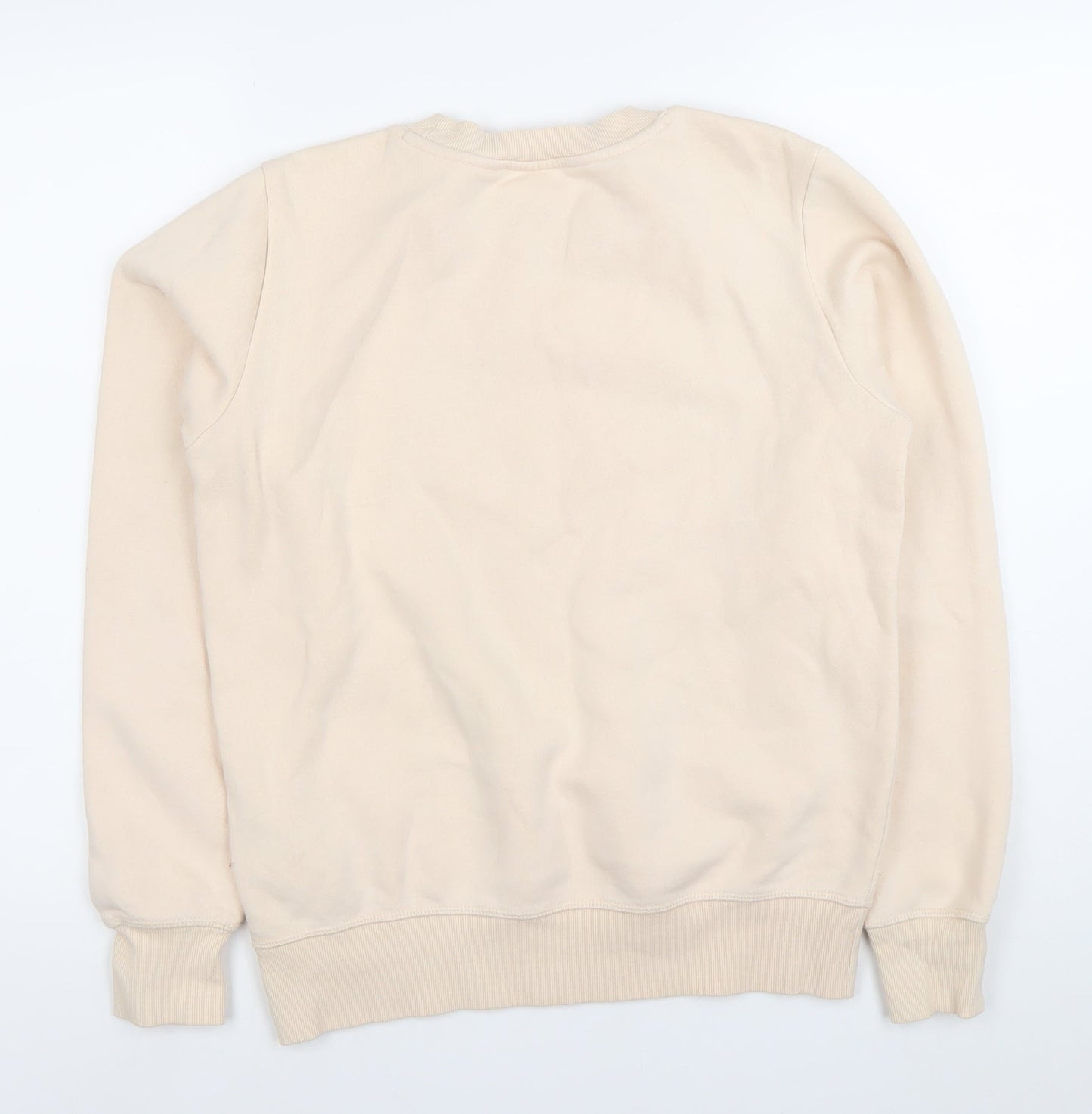 Womens UK Size M Champion Beige Pullover Sweatshirt