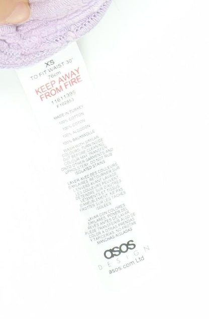 Womens UK Size XS ASOS One-Piece Purple Dungaree