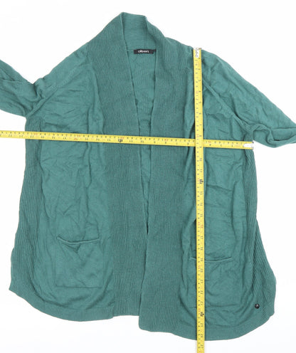 Womens UK Size 12 Olsen Green Cardigan Jumper