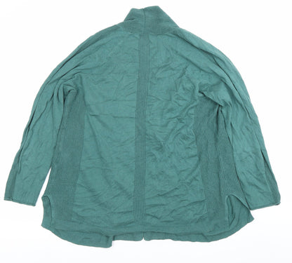 Womens UK Size 12 Olsen Green Cardigan Jumper