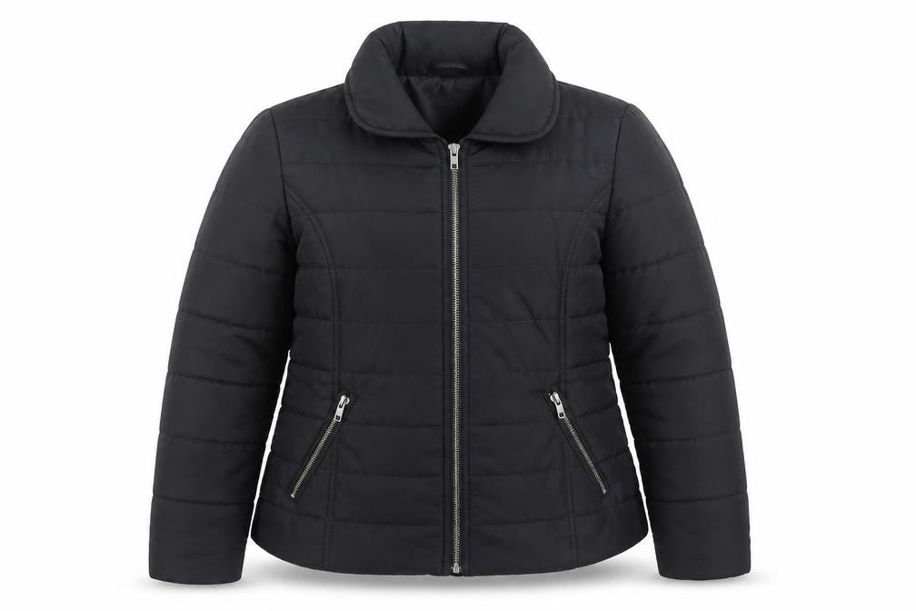 Womens UK Size 12 George Black Puffer Jacket