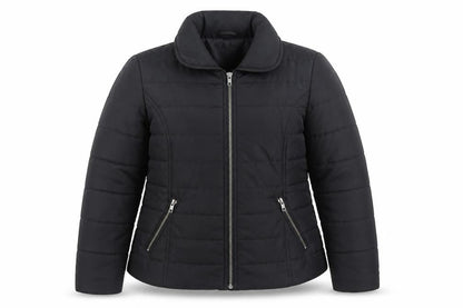 Womens UK Size 12 George Black Puffer Jacket