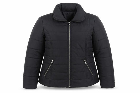 Womens UK Size 12 George Black Puffer Jacket