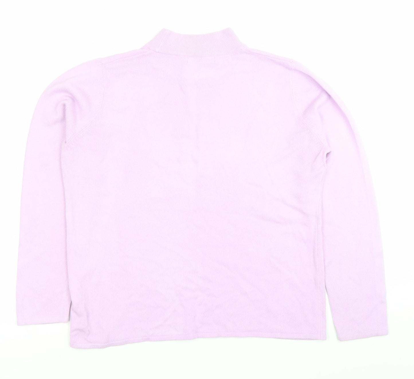 Womens UK Size M Bonmarche Purple Pullover Jumper