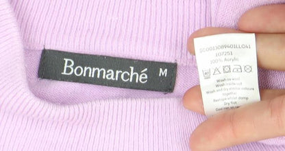 Womens UK Size M Bonmarche Purple Pullover Jumper