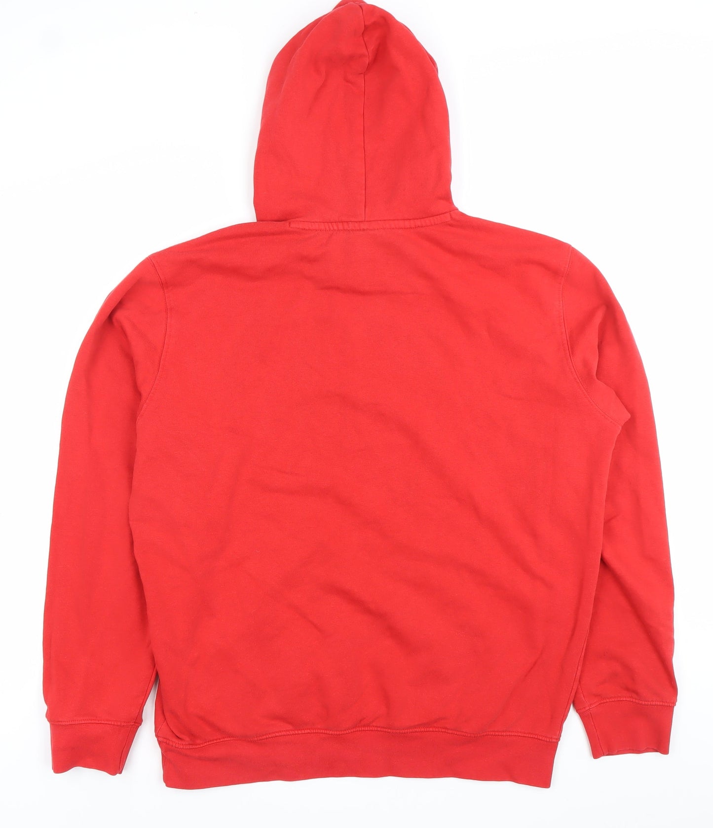Mens UK Size L Champion Red Pullover Hoodie