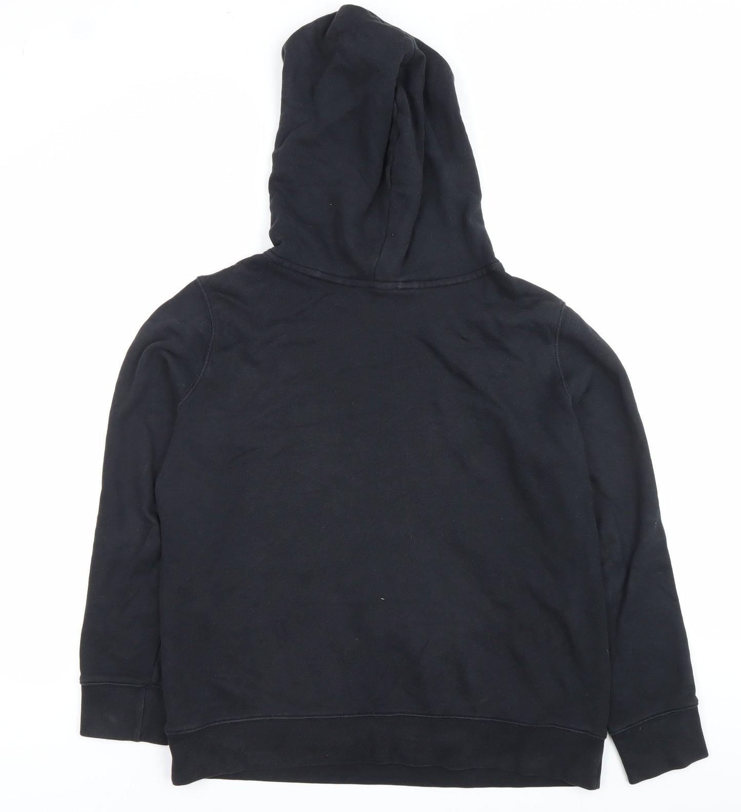 Adidas Womens Black Hoodie UK 14 Pullover Cotton Hooded Sweatshirt