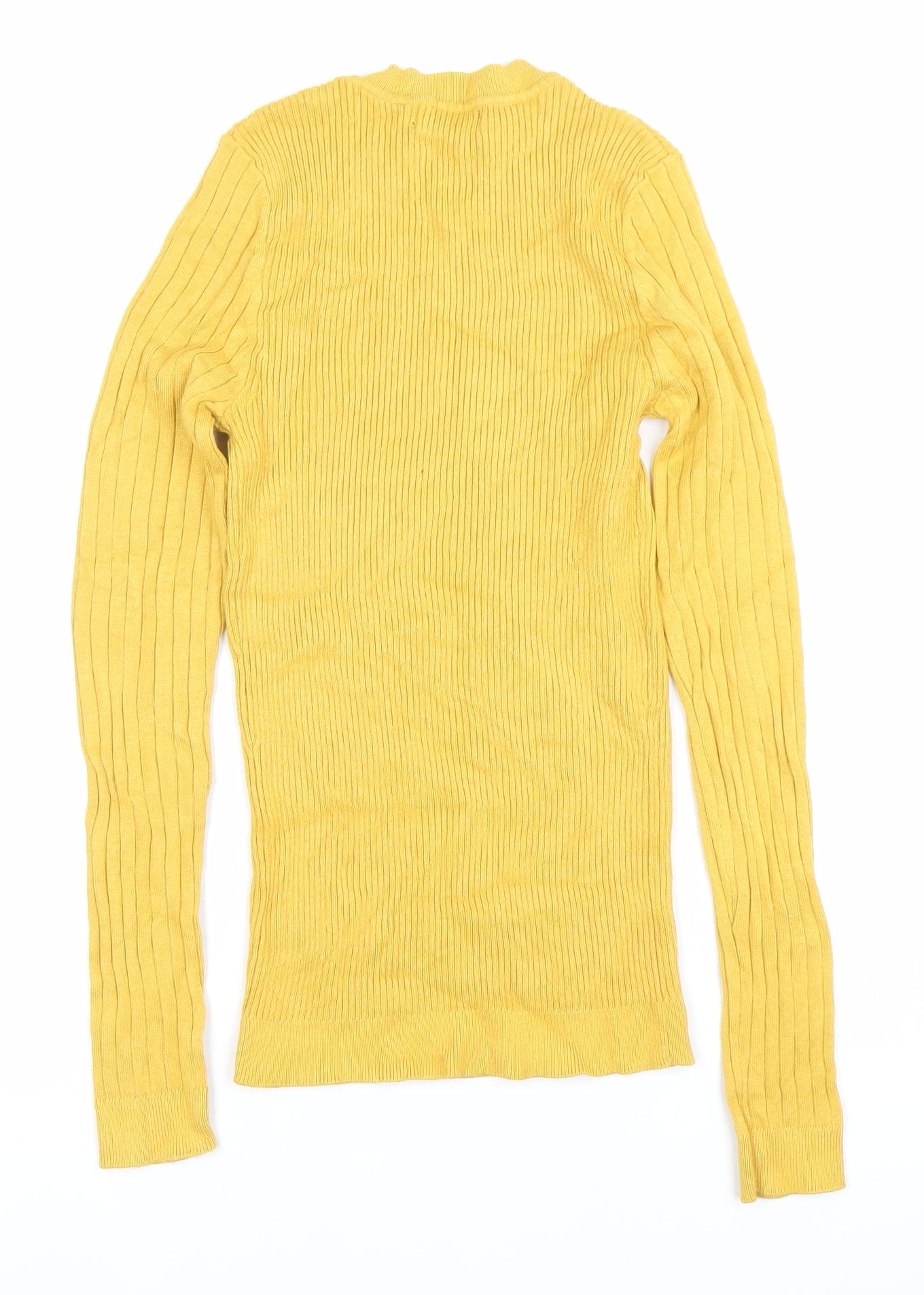 Womens UK Size 10 New Look Yellow Pullover Jumper