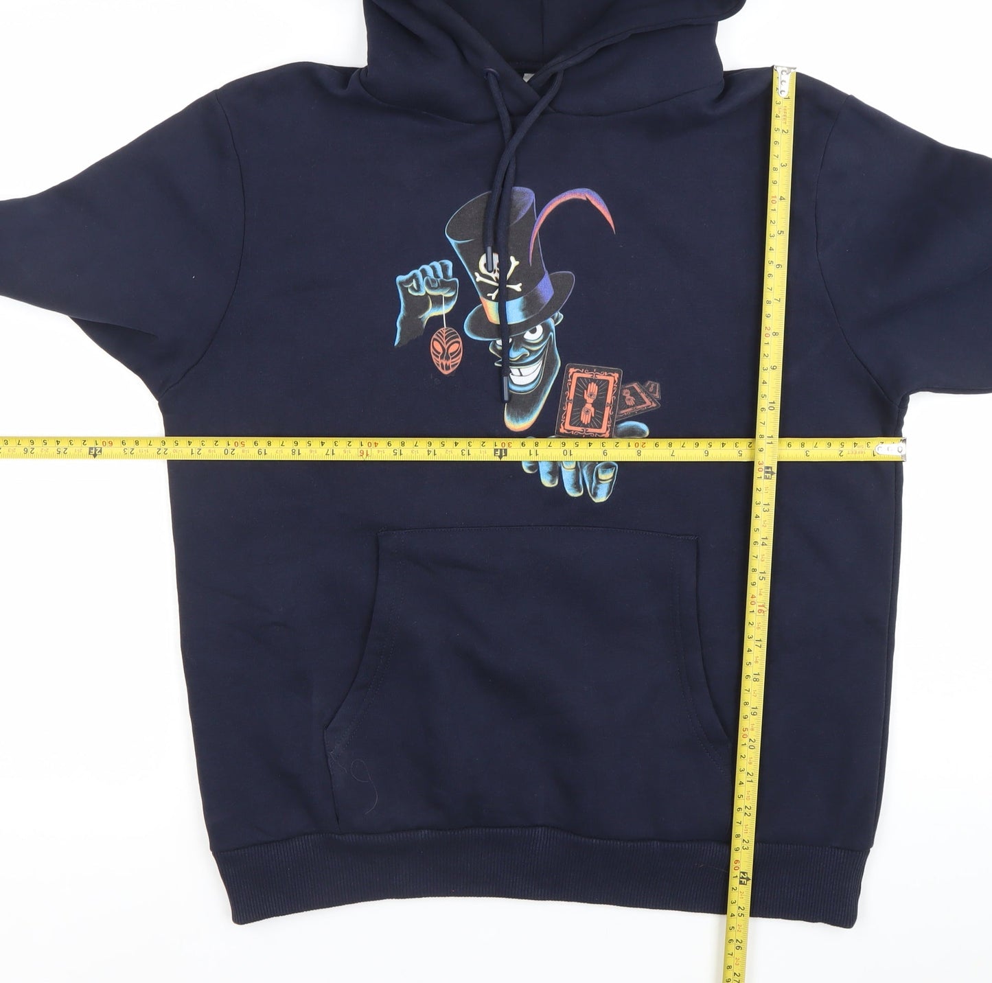 Mens UK Size M Disney Blue Pullover Hoodie