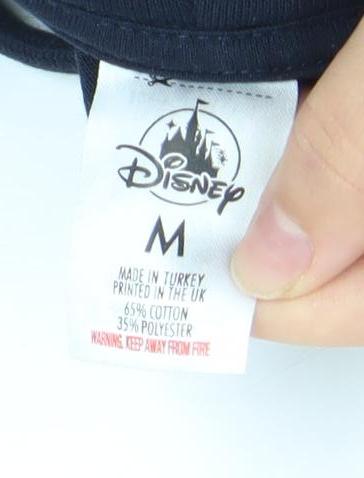Mens UK Size M Disney Blue Pullover Hoodie