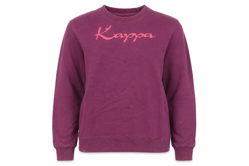 Womens UK Size S Kappa Purple Pullover Sweatshirt