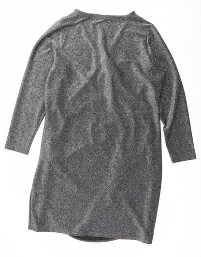 Vero Moda Women Silver Plus Size 24-26 Bodycon Dress Party Knee Length