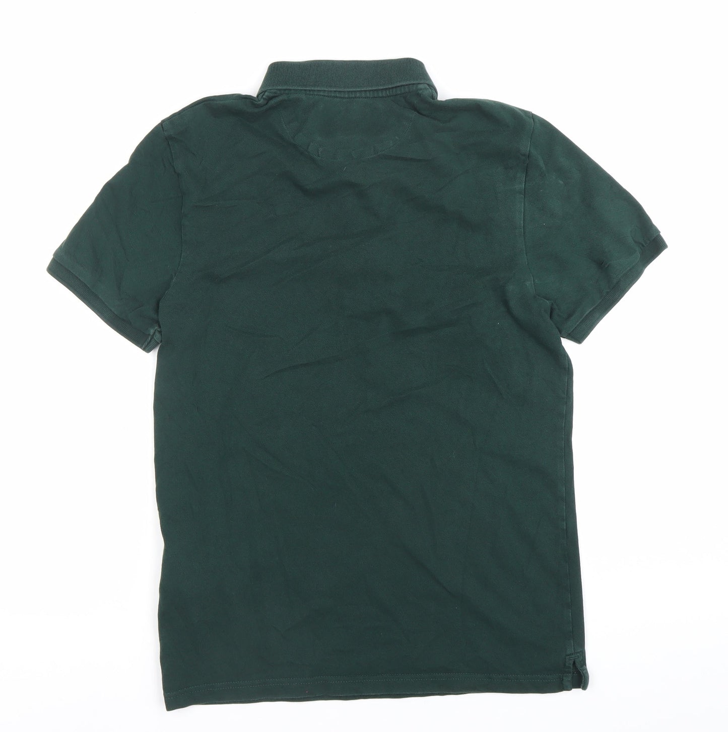 Lyle & Scott Men’s Green Polo Shirt Size S Cotton Stretch Casual