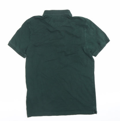 Lyle & Scott Men’s Green Polo Shirt Size S Cotton Stretch Casual
