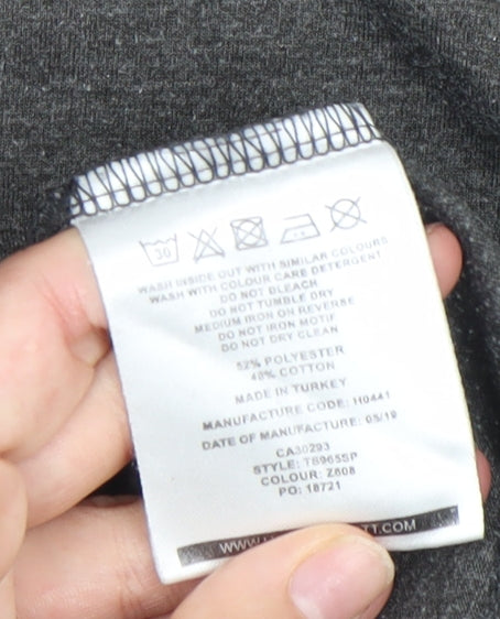 Lyle & Scott Mens Grey Sportswear Logo T-Shirt Size S