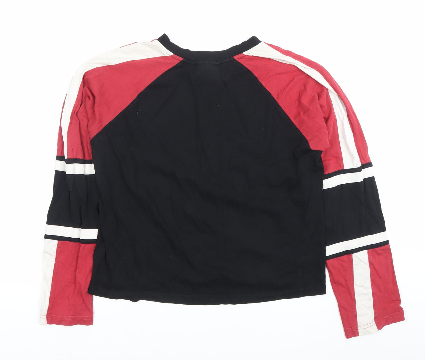 Ragged Jeans Womens XS Colourblock Long Sleeve Cotton T-Shirt