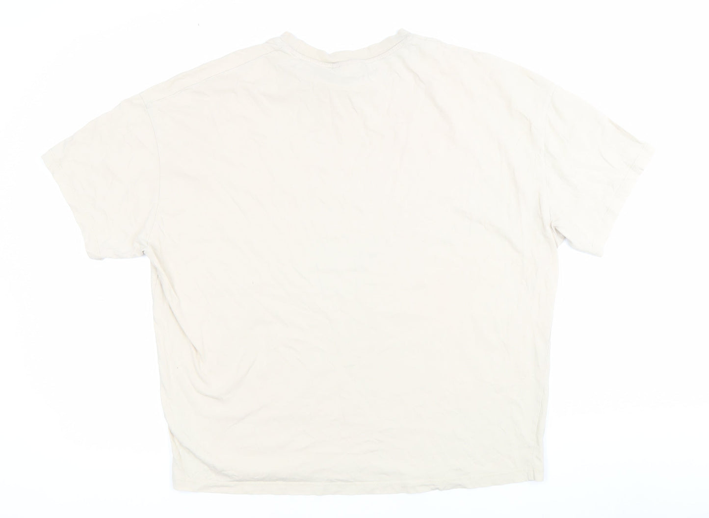 Mens UK Size S ASOS Design Beige  T-Shirt