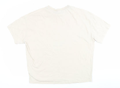 Mens UK Size S ASOS Design Beige  T-Shirt