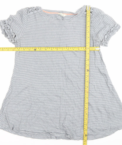 Womens UK Size 8 White Stuff Grey Basic T-Shirt
