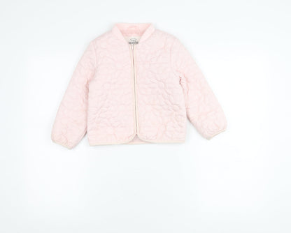 Teens UK Size 4 Marks and Spencer Pink Bomber Jacket