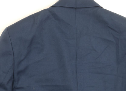 Berkertex Men’s Blue Wool Blazer Jacket 40 Chest Notch Lapel