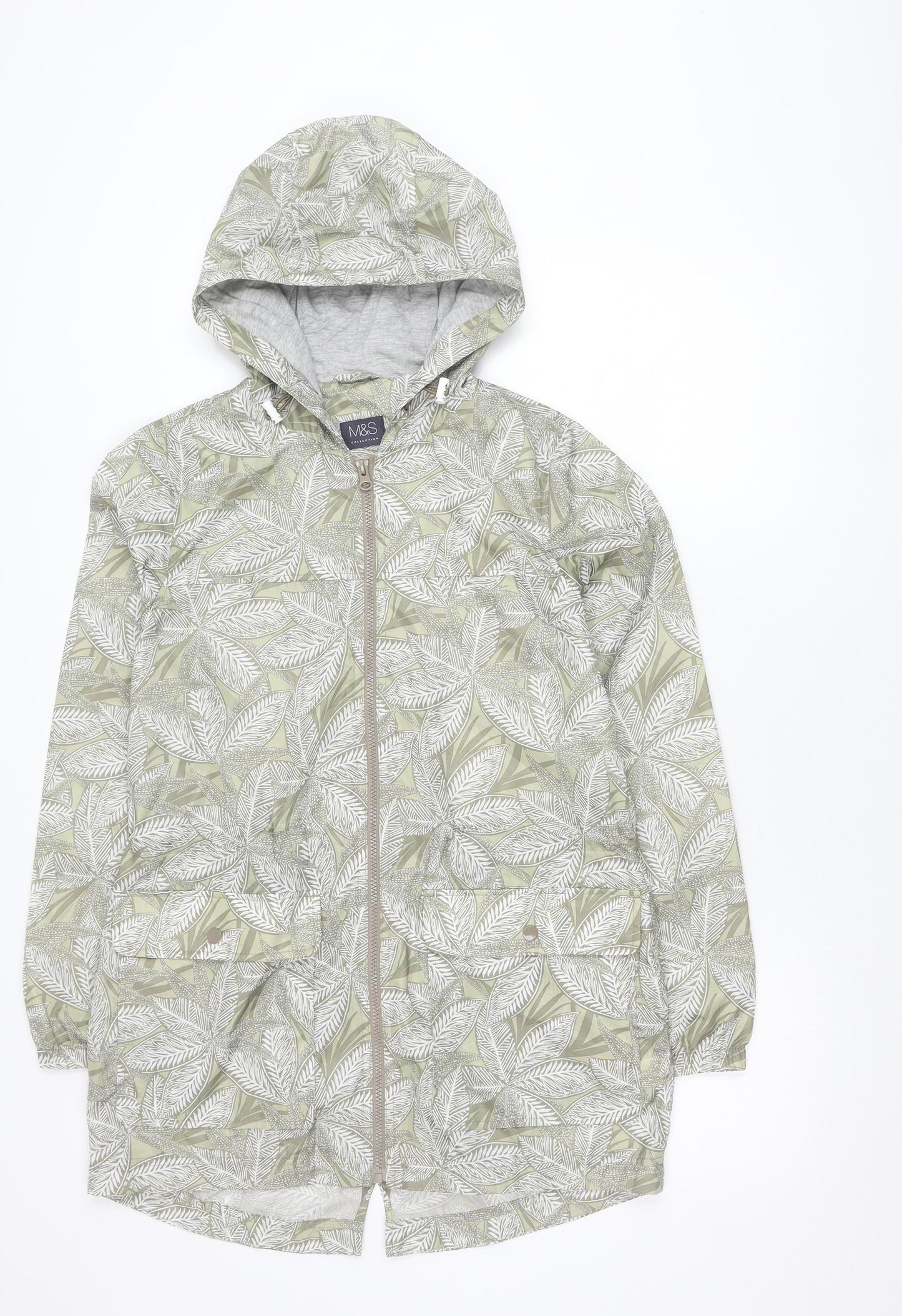 Womens UK Size S Marks and Spencer Multicoloured Rain Coat
