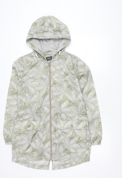 Womens UK Size S Marks and Spencer Multicoloured Rain Coat
