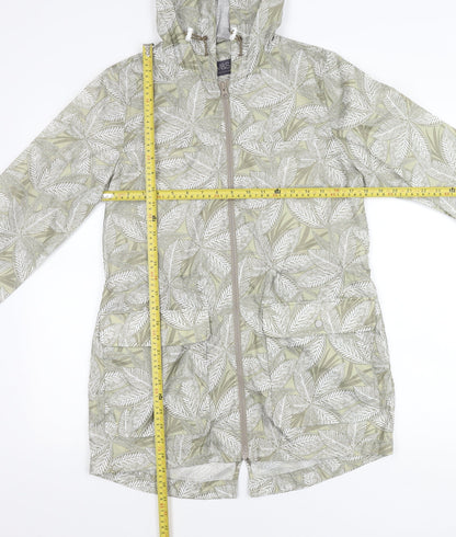 Womens UK Size S Marks and Spencer Multicoloured Rain Coat