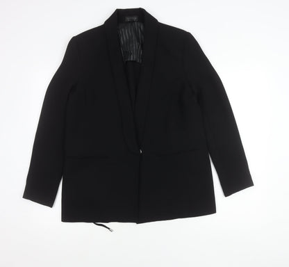 Womens UK Size 12 Topshop Regular Black Blazer