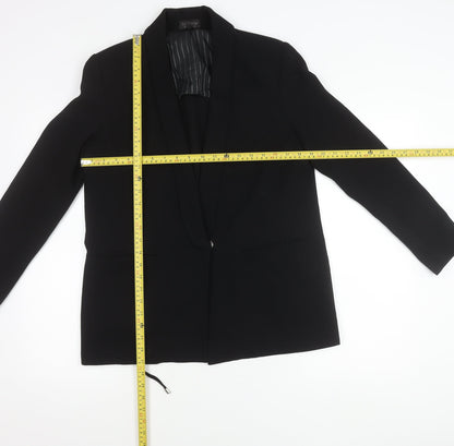 Womens UK Size 12 Topshop Regular Black Blazer