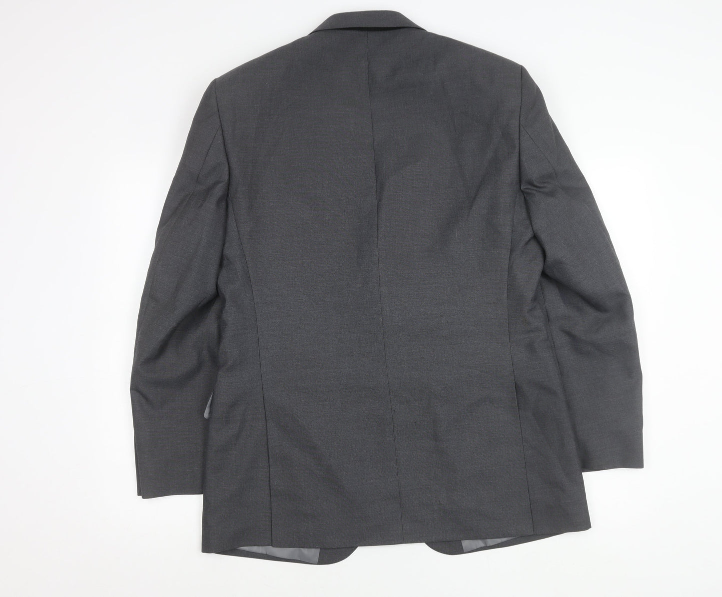 Marks and Spencer Men's Grey 40 Chest Blazer Jacket Medium