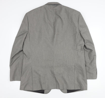 Greenwoods Mens Grey 44 Blazer Jacket Regular Fit Formal