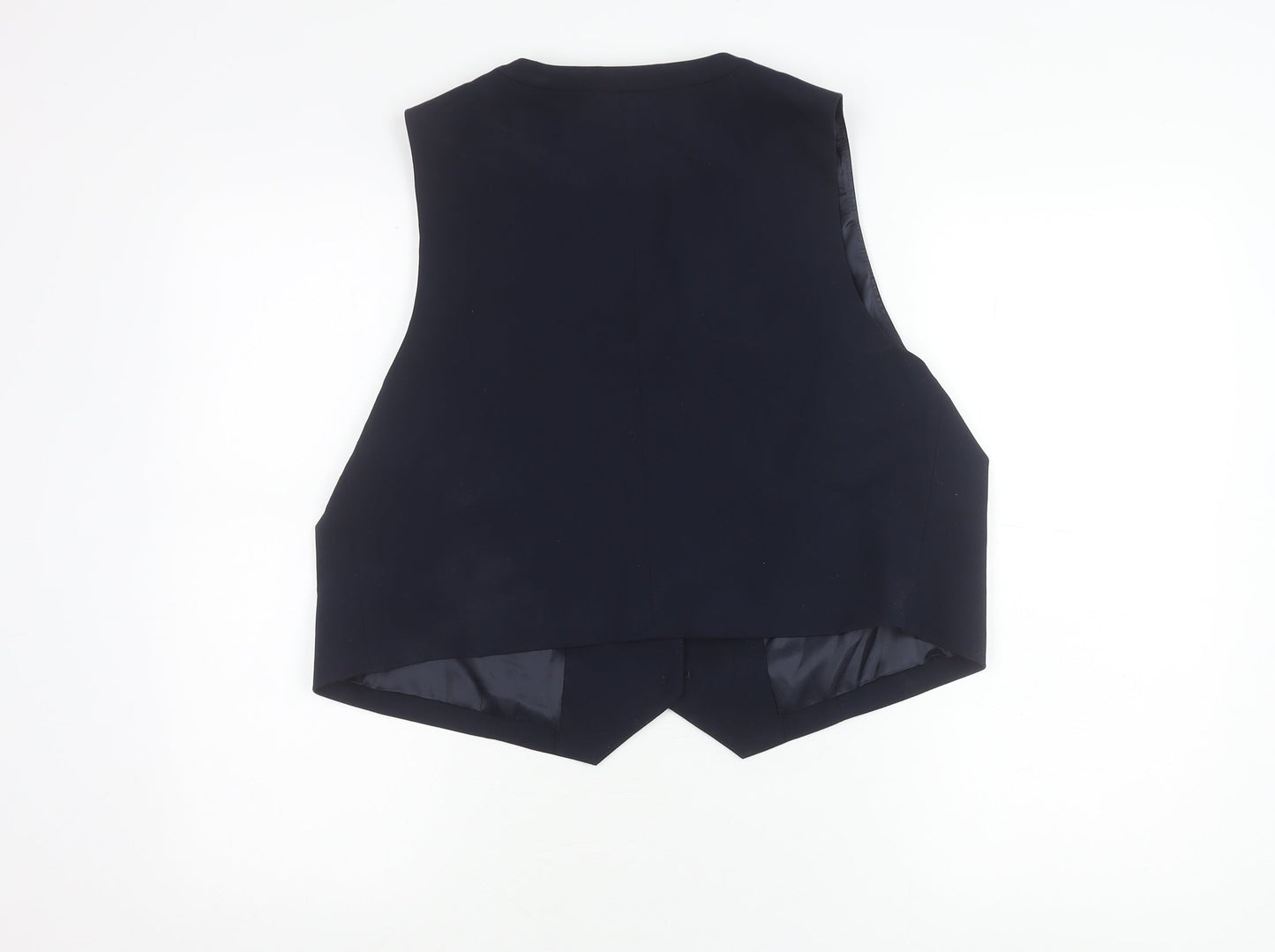 Marks and Spencer Women Blue Size 18 Waistcoat Business Formal