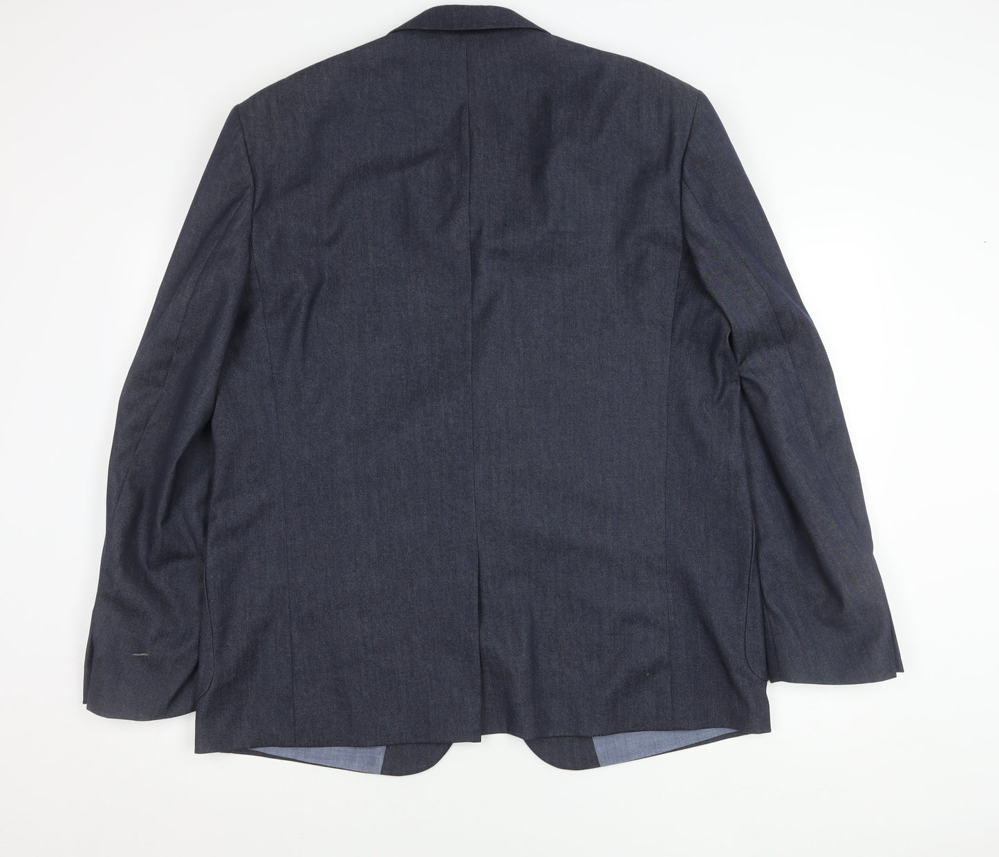 Jasper Conran Men's Blue XL Blazer Jacket Notch Lapel Formal
