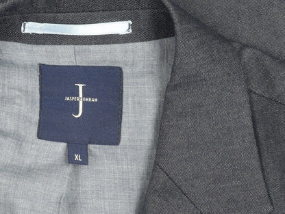 Jasper Conran Men's Blue XL Blazer Jacket Notch Lapel Formal